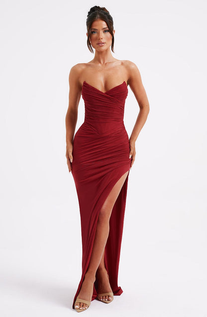 Giovanna Maxi Dress Wine