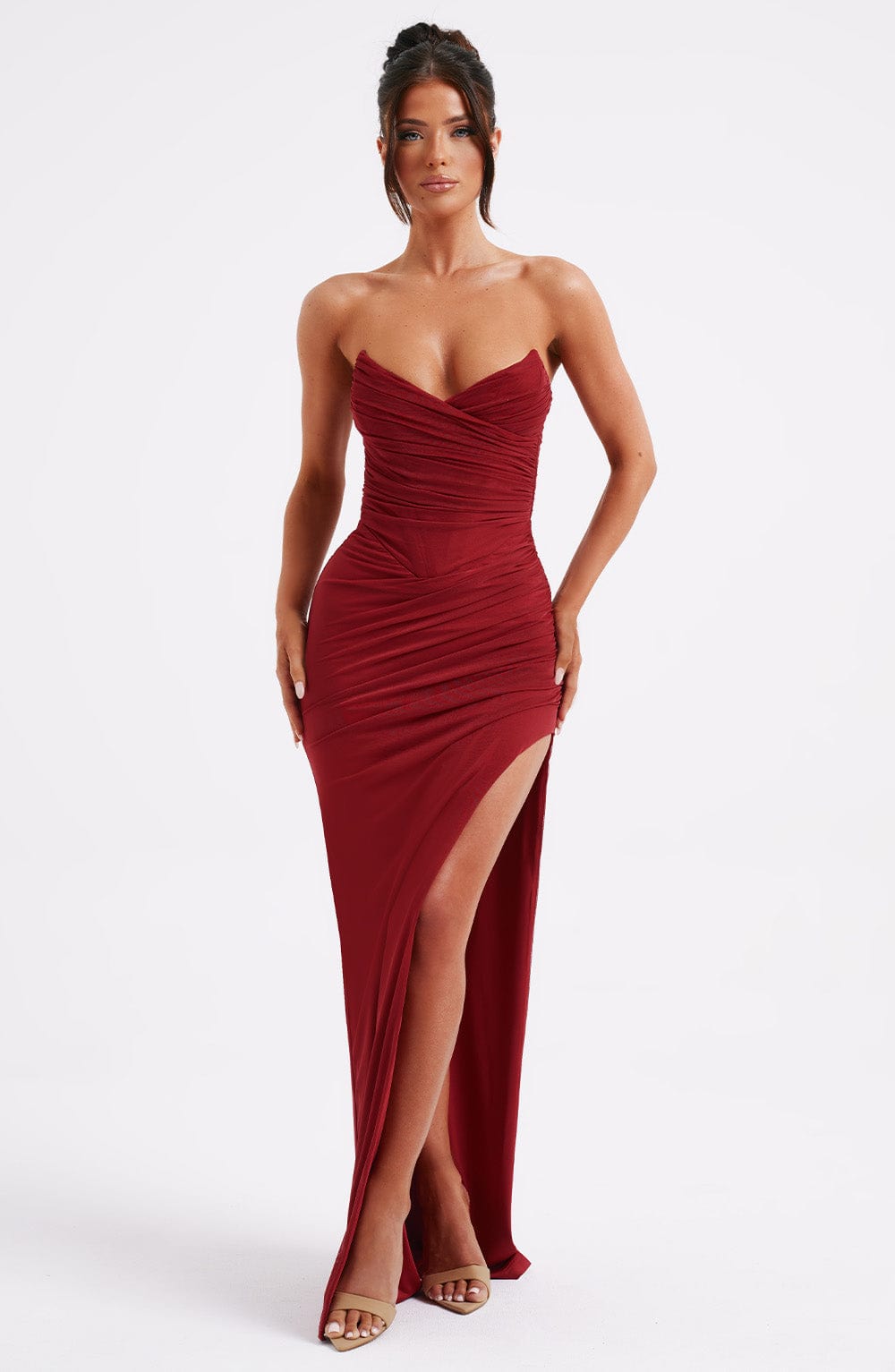 Giovanna Maxi Dress Wine