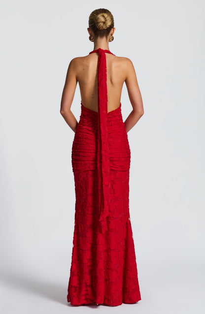Guinevere Maxi Dress Red