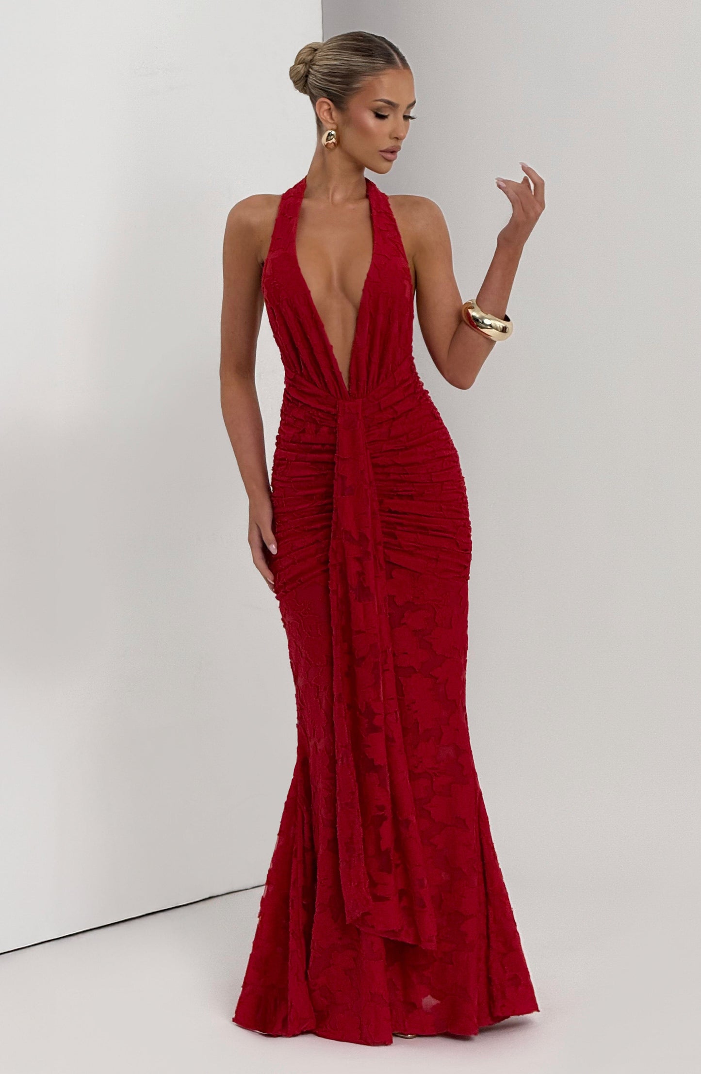 Guinevere Maxi Dress Red