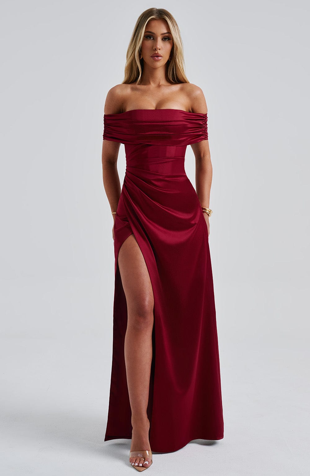 Gwendolyn Maxi Dress Burgundy