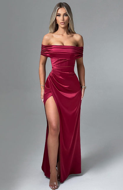 Gwendolyn Maxi Dress Burgundy
