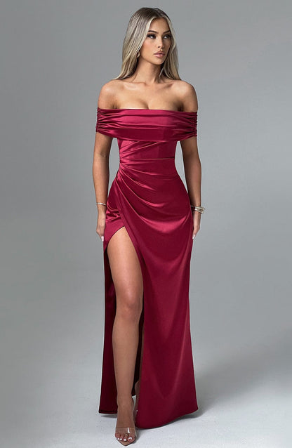 Gwendolyn Maxi Dress Burgundy