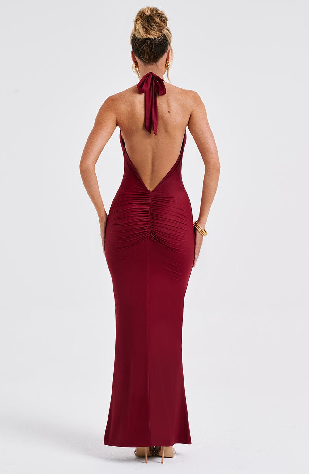 Harmonia Maxi Dress Burgundy