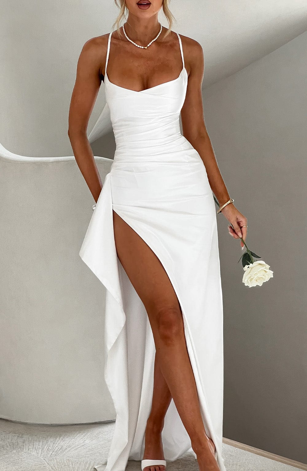 Helen Maxi Dress Ivory