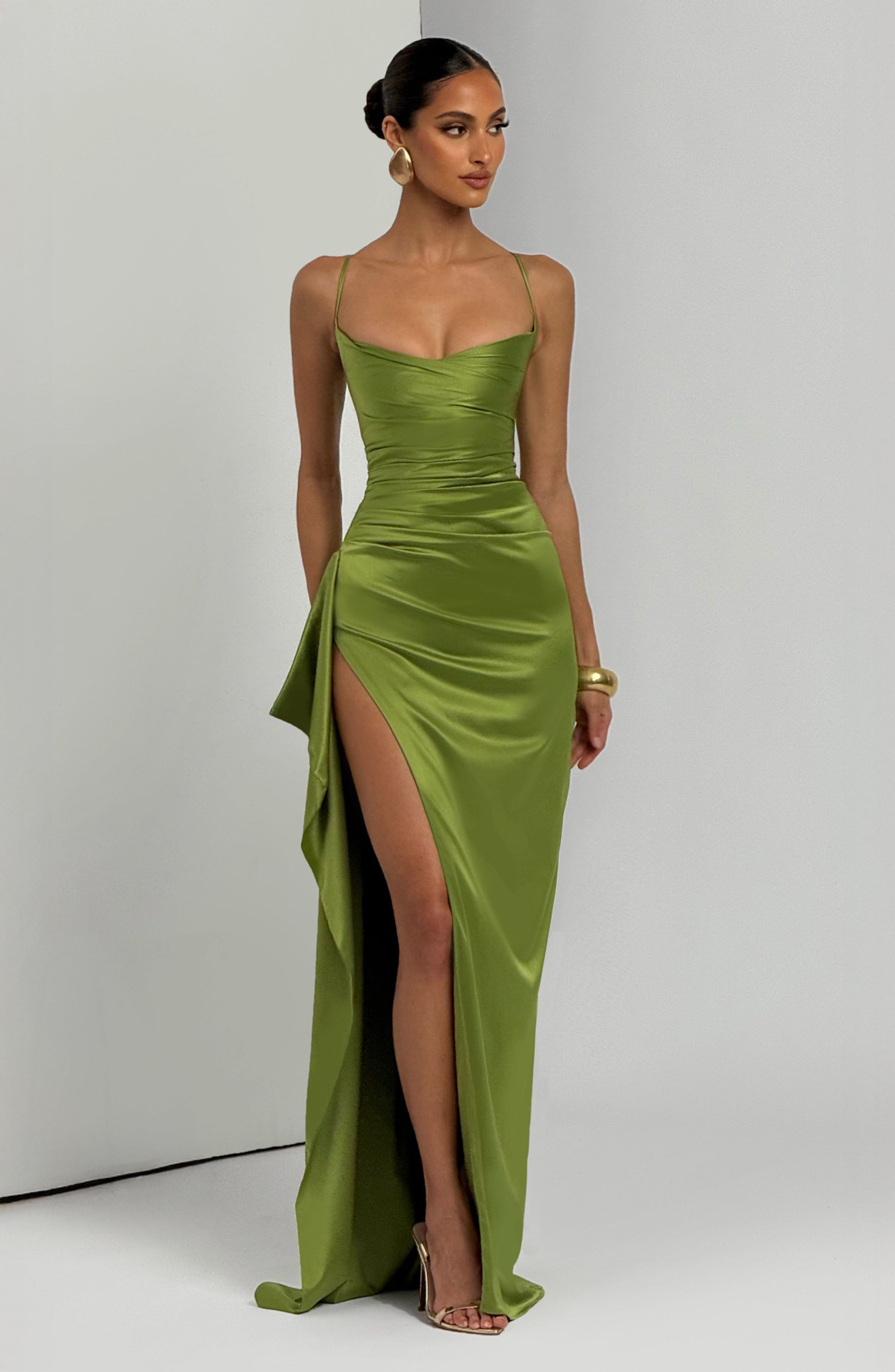 Helen Maxi Dress Olive