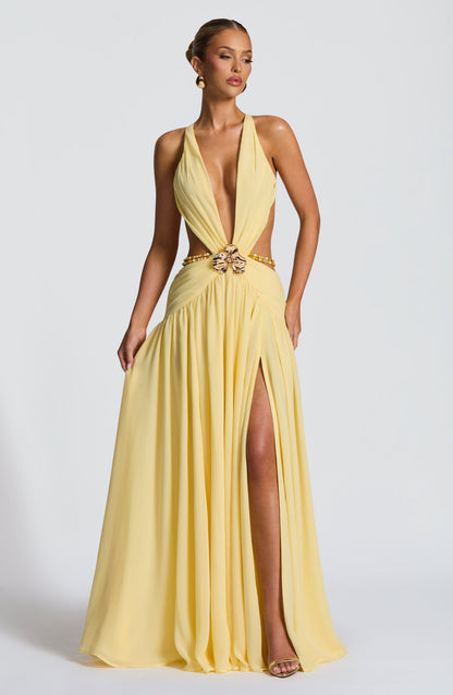 Indianna Maxi Dress Lemon