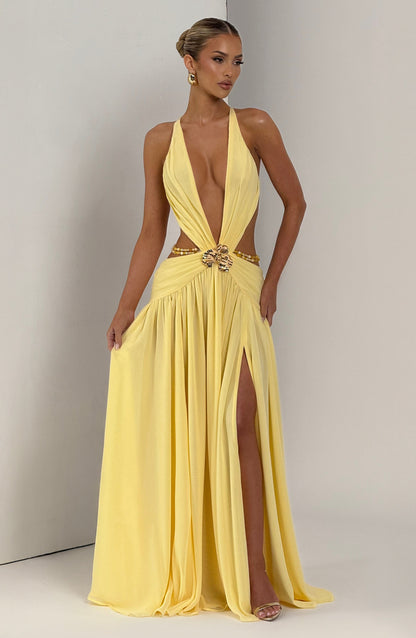 Indianna Maxi Dress Lemon