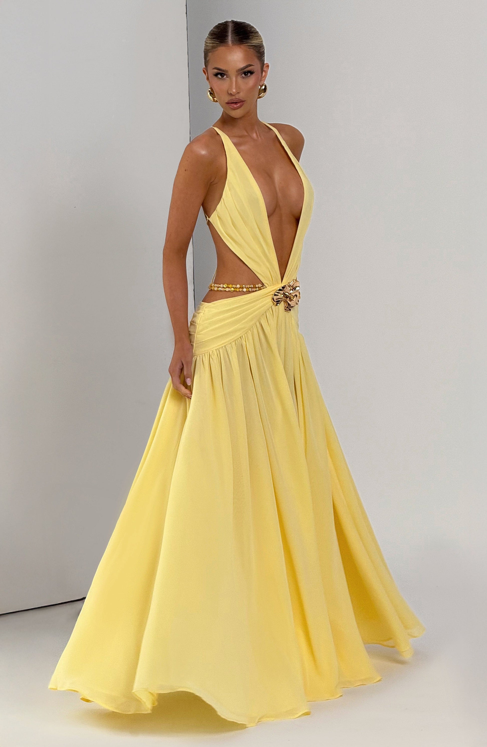 Indianna Maxi Dress Lemon