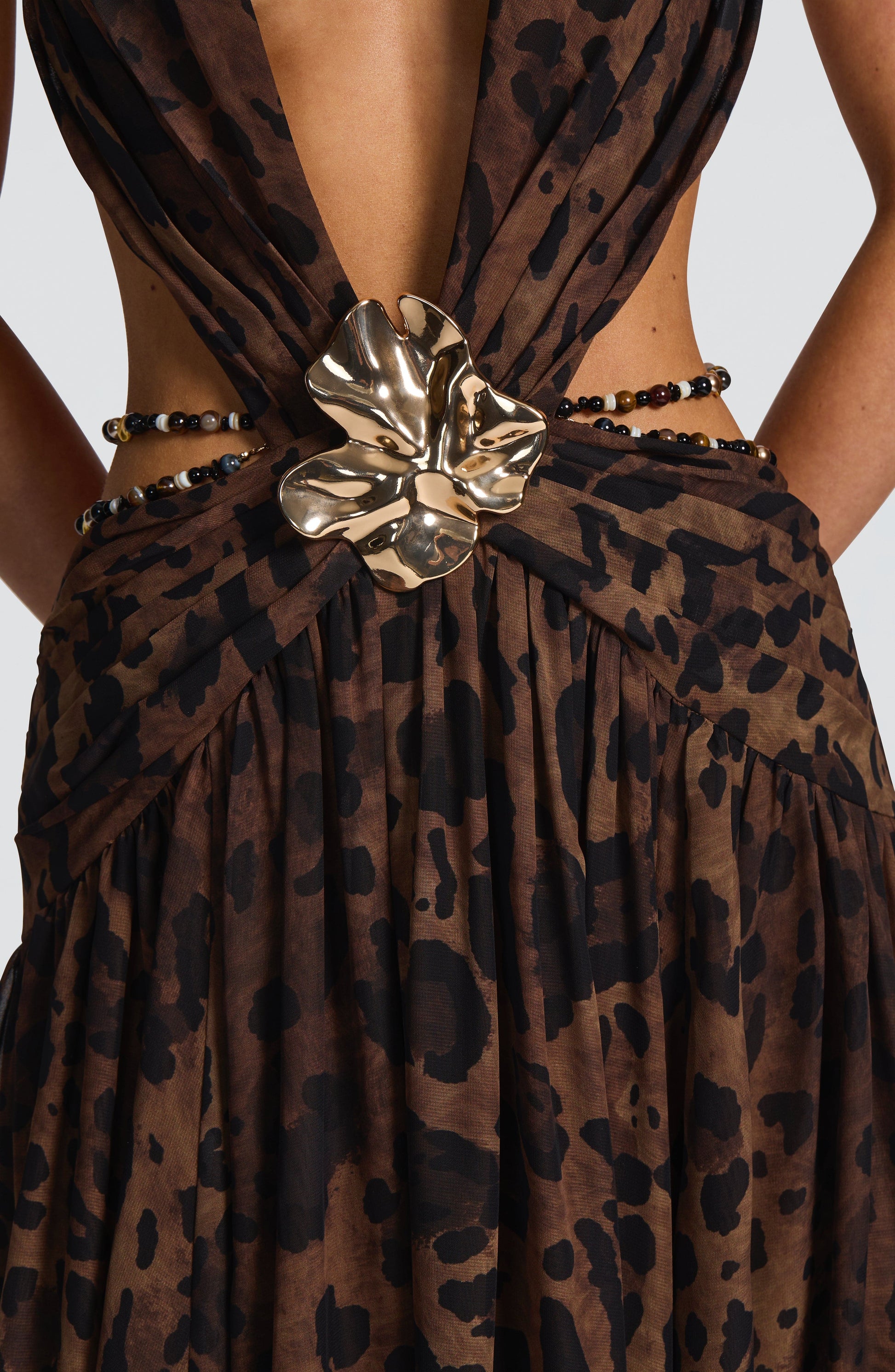 Indianna Maxi Dress Leopard Print