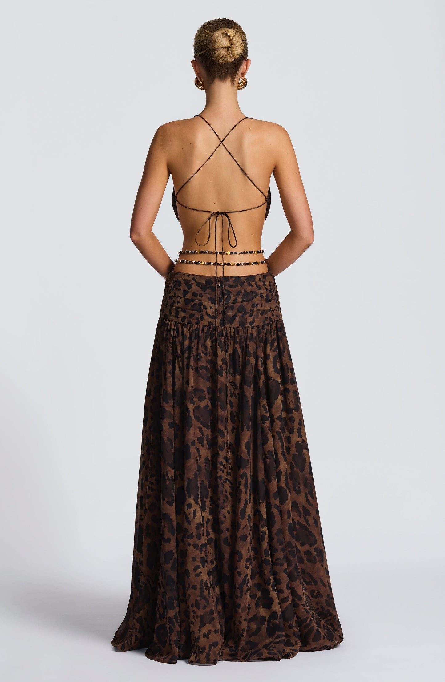 Indianna Maxi Dress Leopard Print
