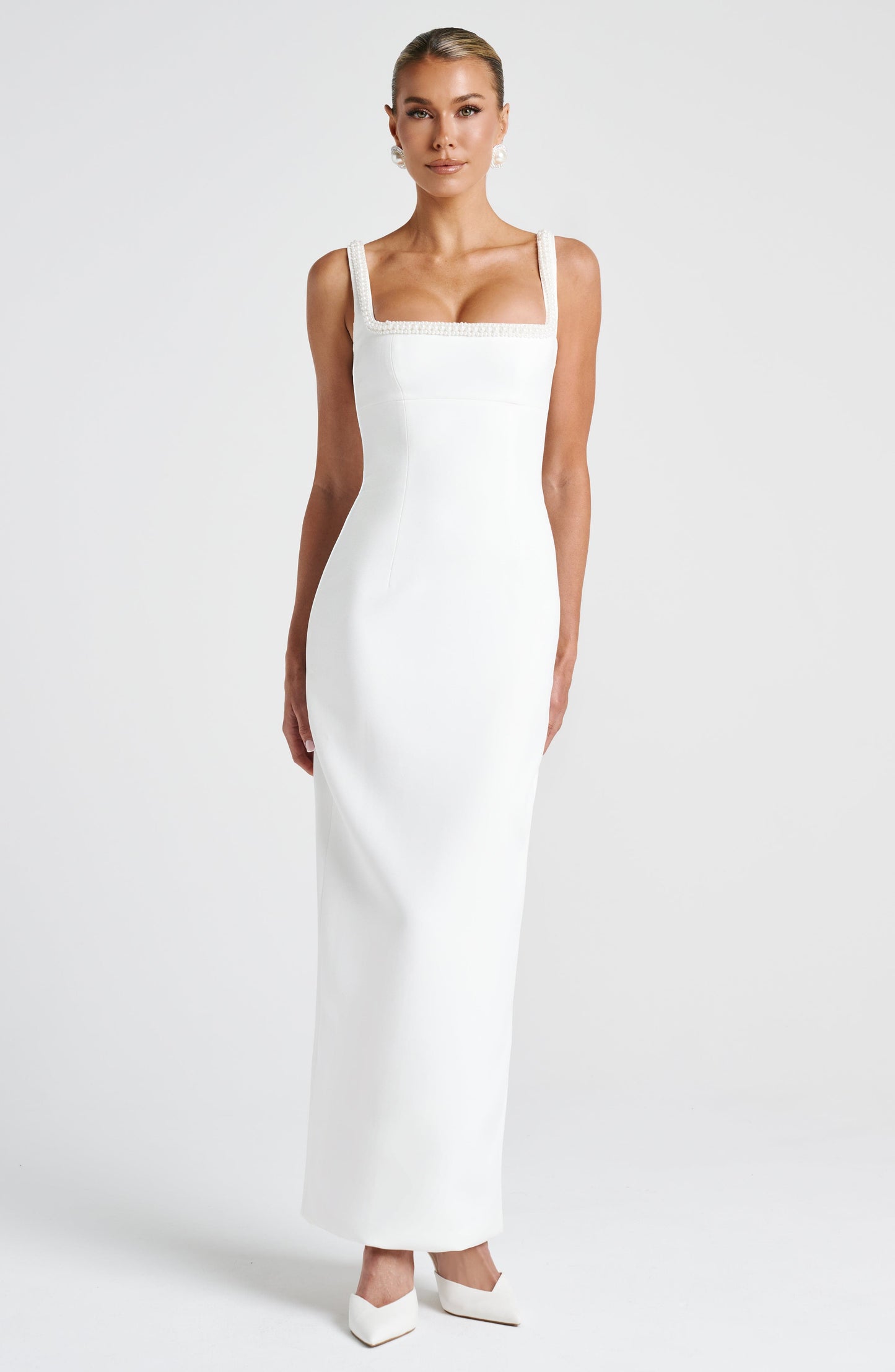 Ines Midaxi Dress Ivory