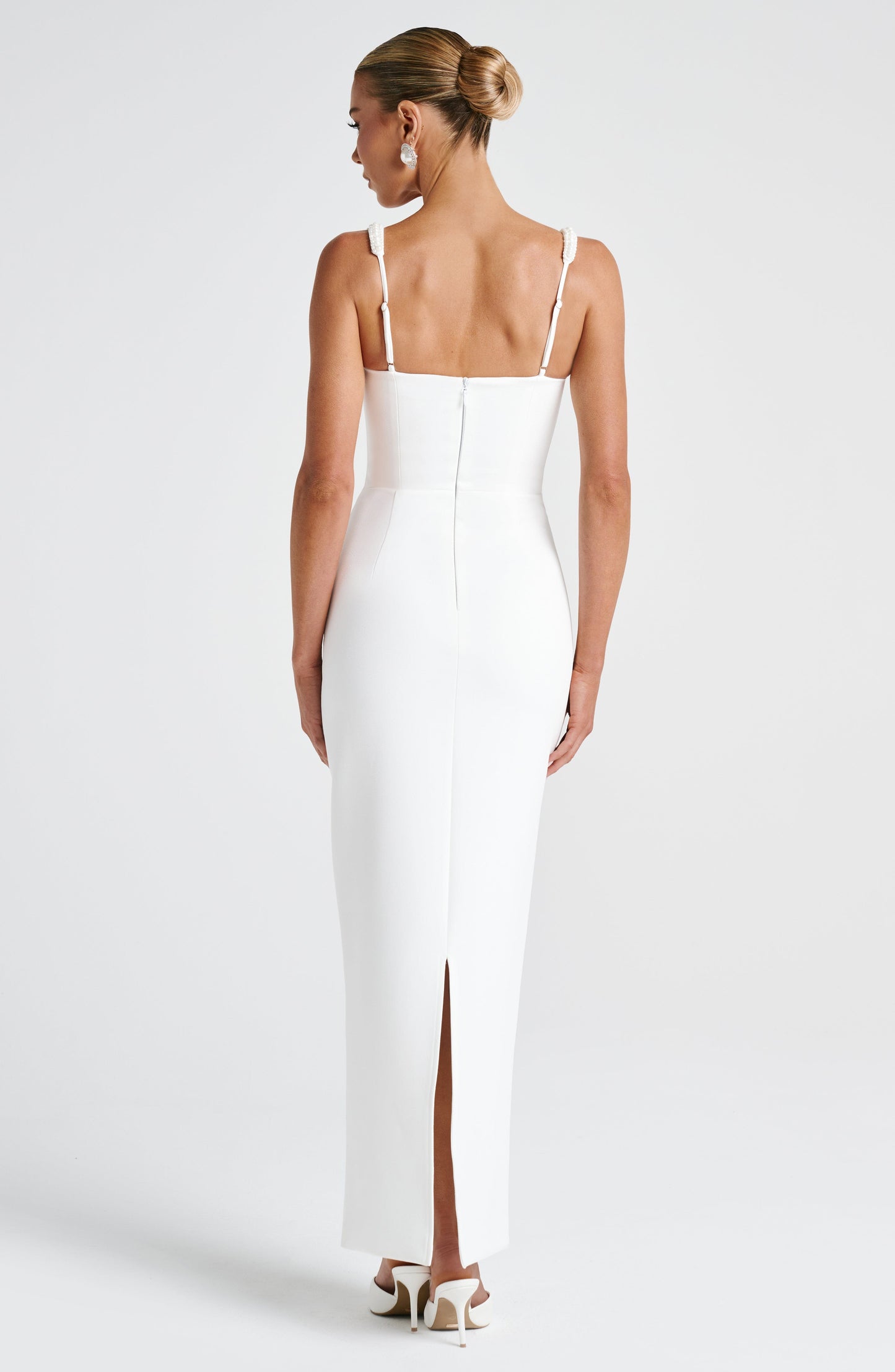 Ines Midaxi Dress Ivory