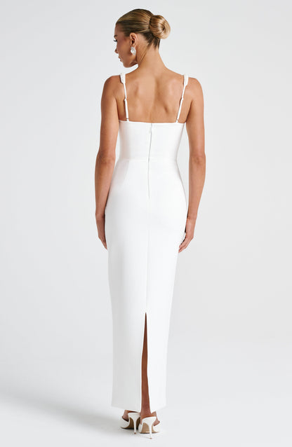 Ines Midaxi Dress Ivory