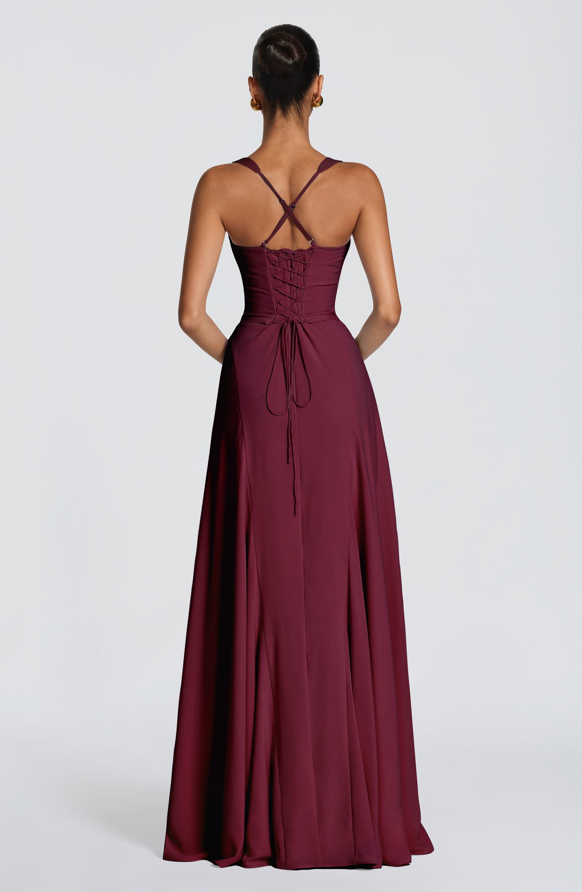 Irie Maxi Dress Cherry Lacquer