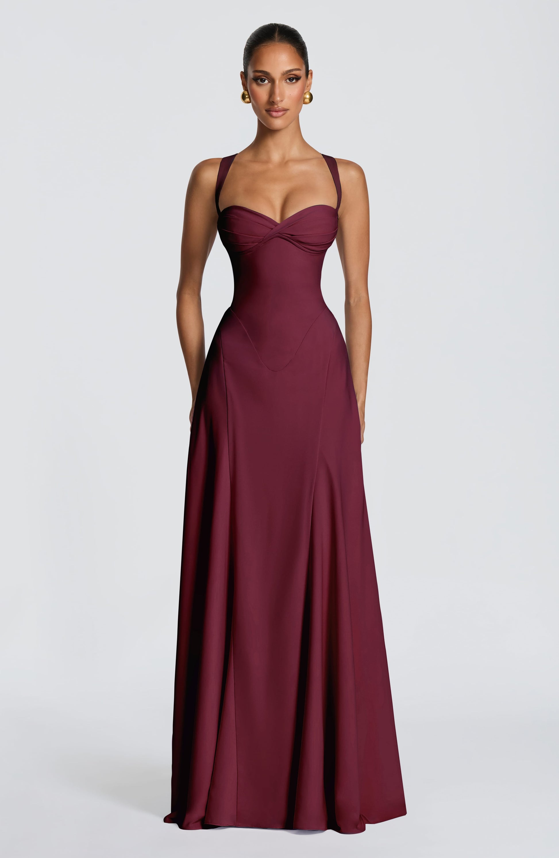 Irie Maxi Dress Cherry Lacquer