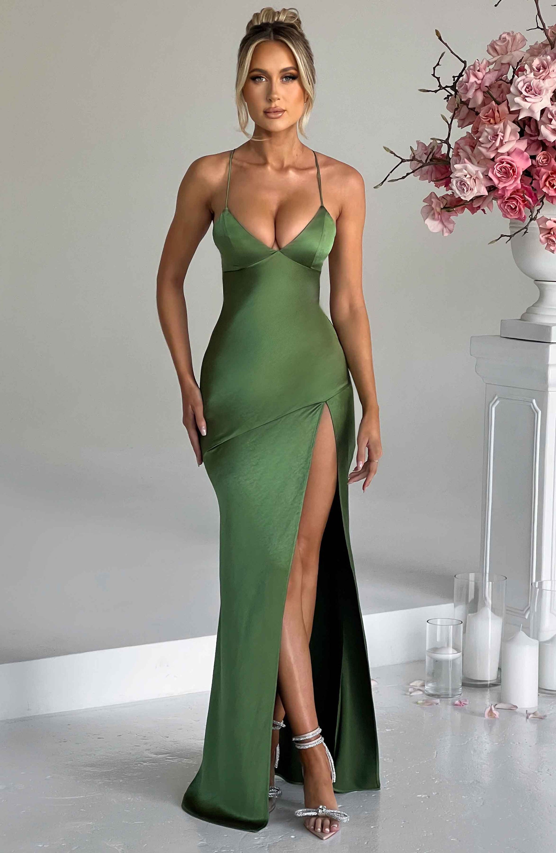 Isobel Maxi Dress Emerald