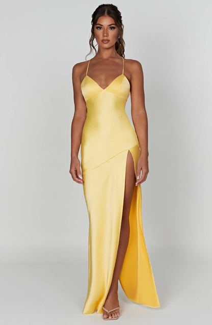 Isobel Maxi Dress Lemon