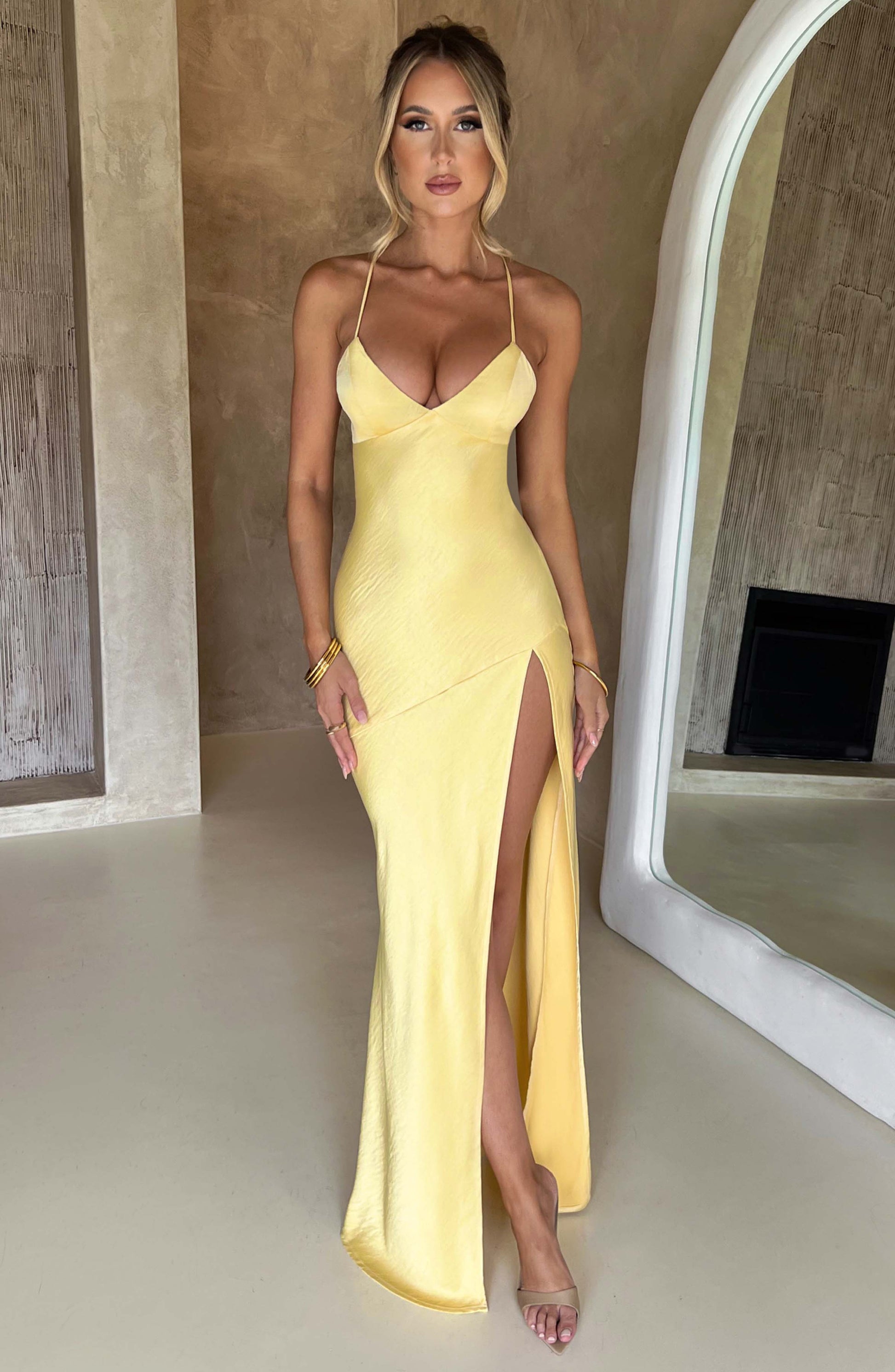 Isobel Maxi Dress Lemon
