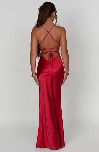 Isobel Maxi Dress Red