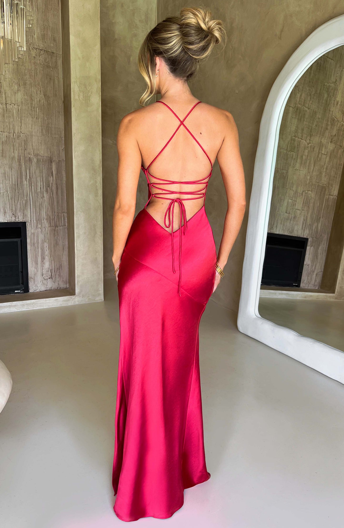 Isobel Maxi Dress Red