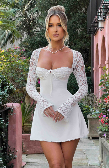 Jacinta Mini Dress Ivory