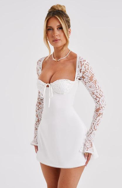 Jacinta Mini Dress Ivory