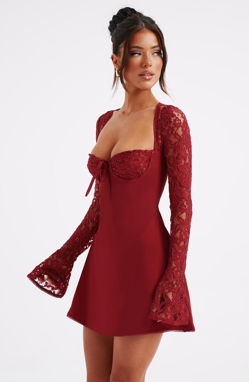 Jacinta Mini Dress Red