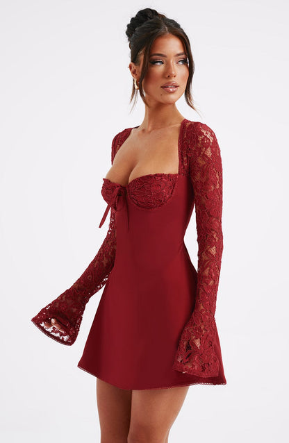 Jacinta Mini Dress Red