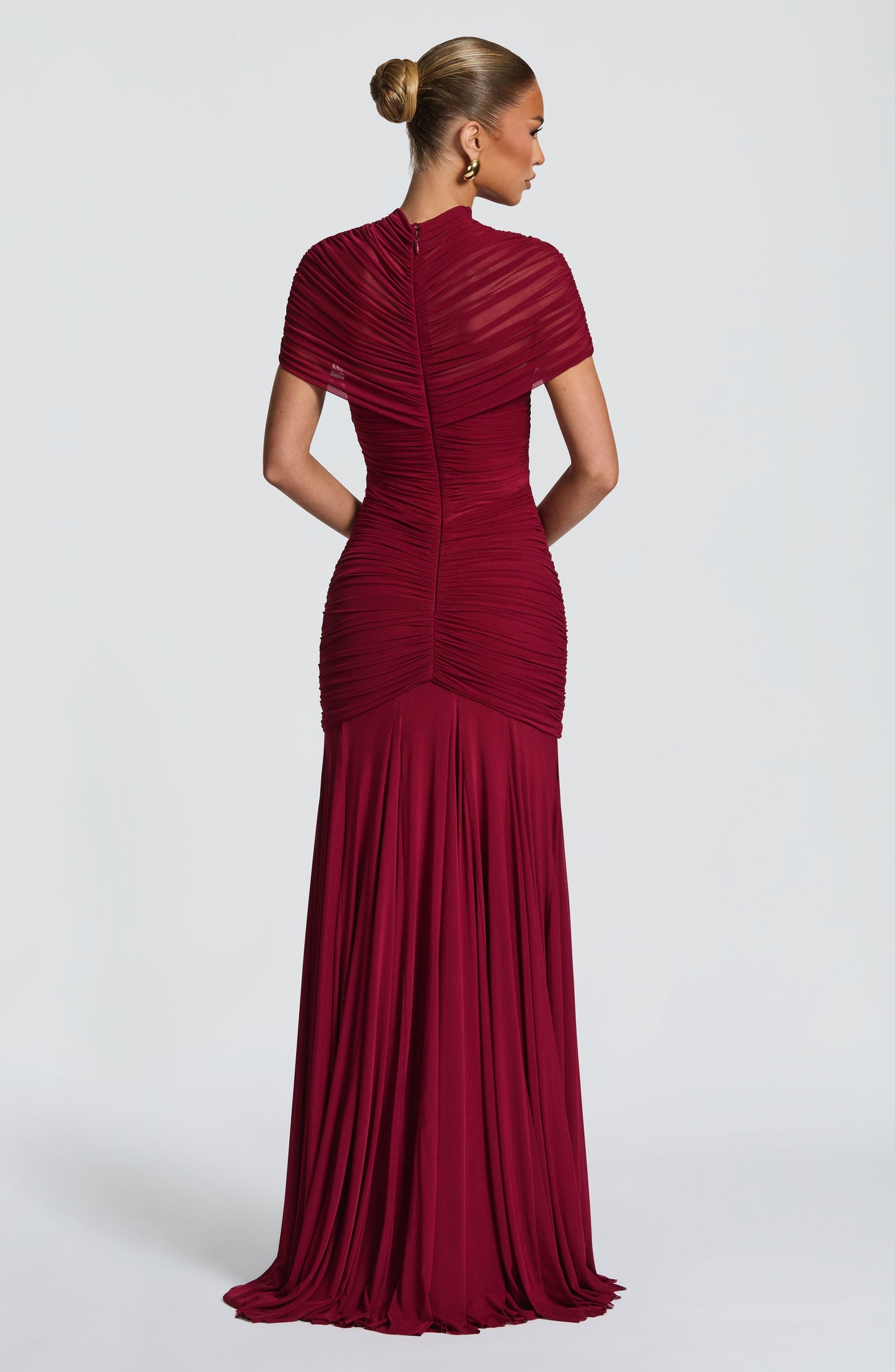 Jaya Maxi Dress Burgundy