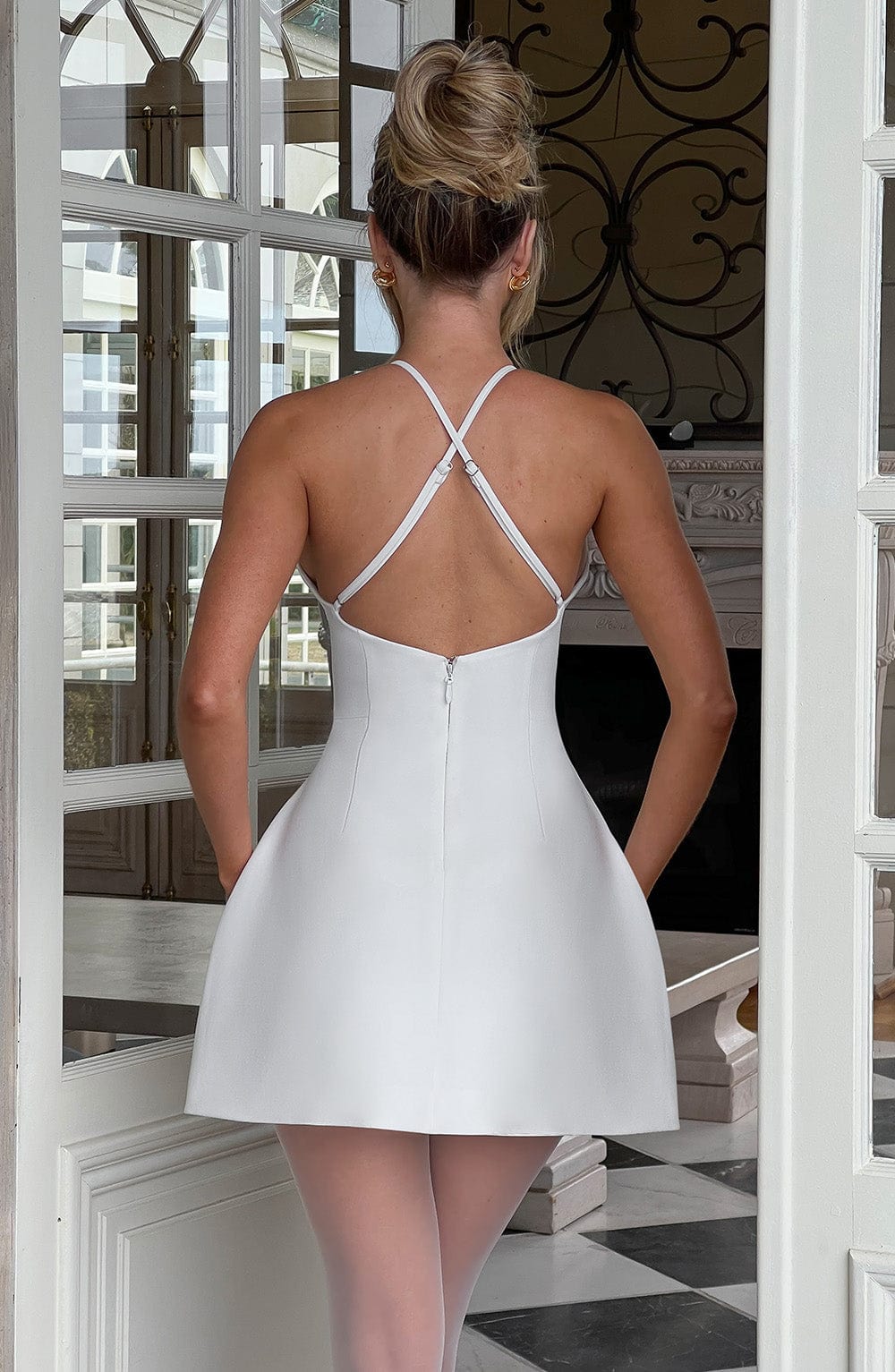 Jayne Mini Dress Ivory
