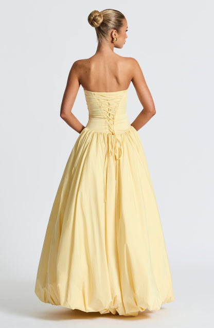 Jillian Maxi Dress Lemon