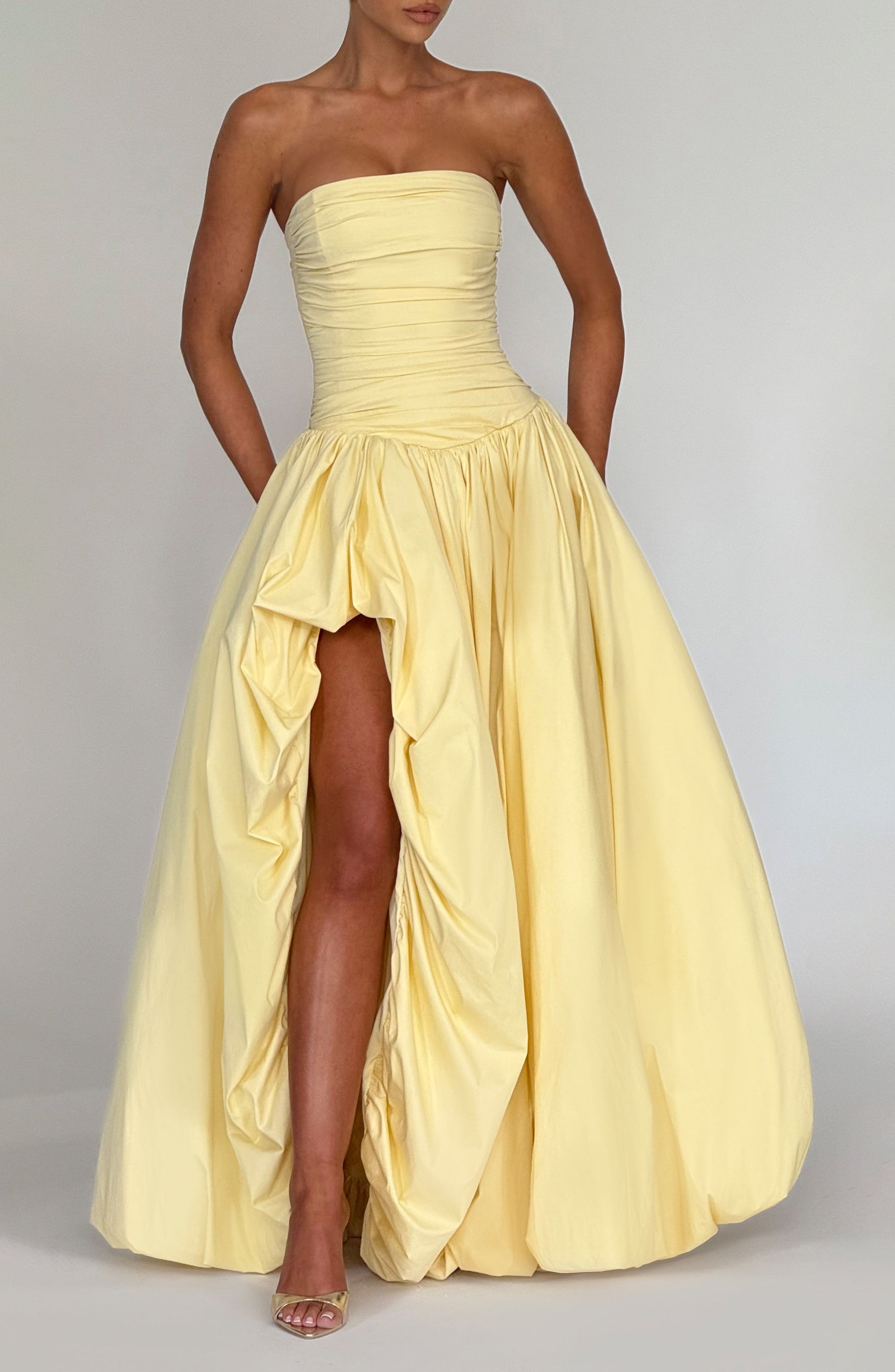 Jillian Maxi Dress Lemon