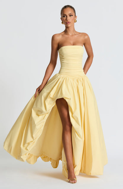 Jillian Maxi Dress Lemon