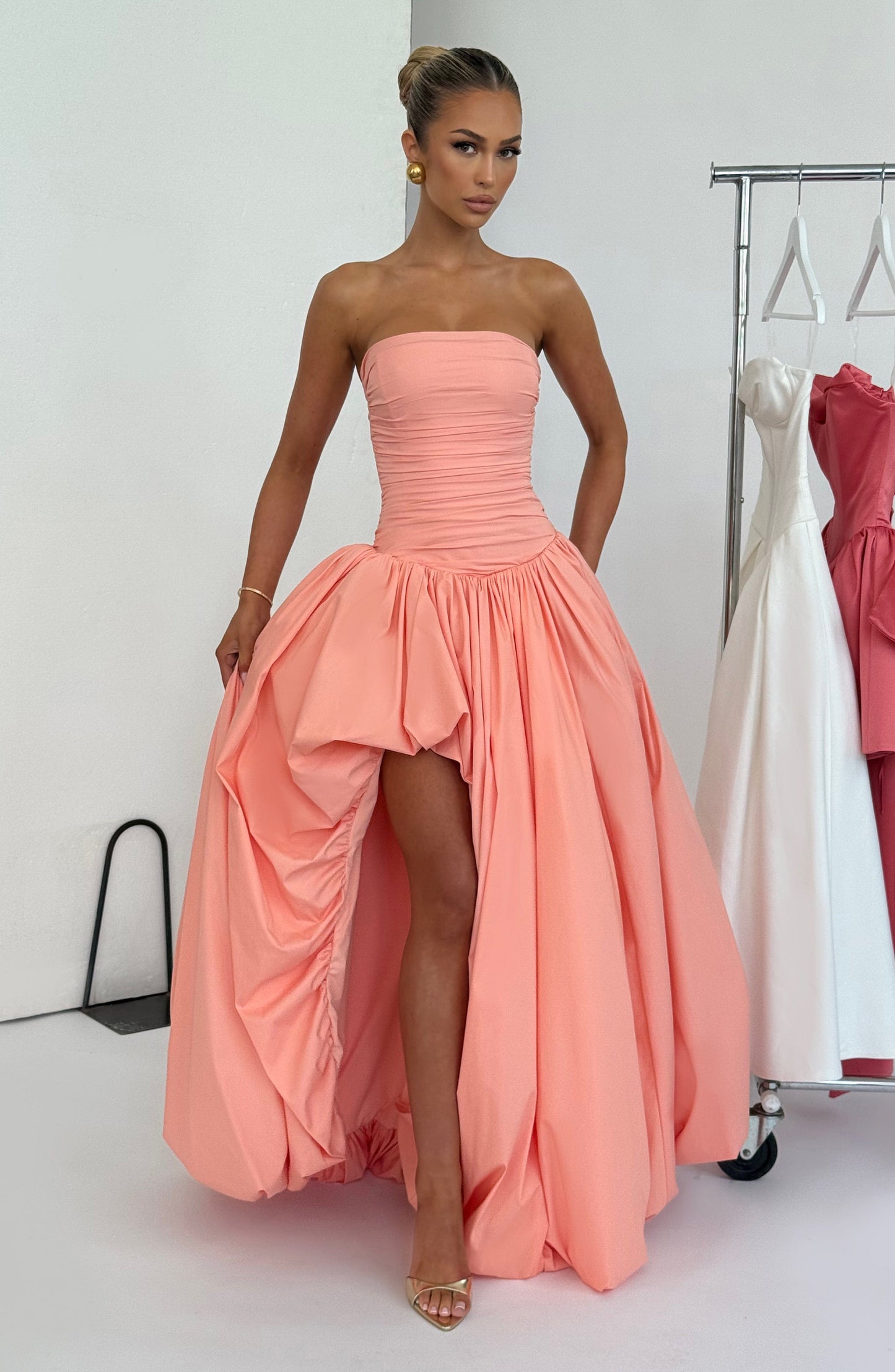 Jillian Maxi Dress Peach