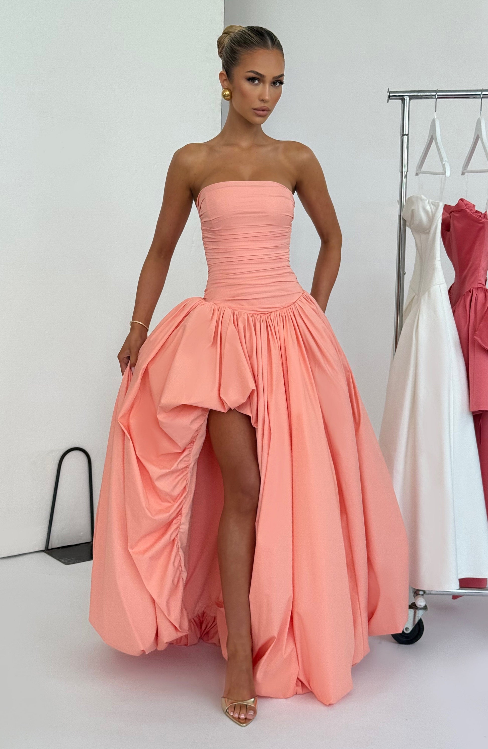 Jillian Maxi Dress Peach