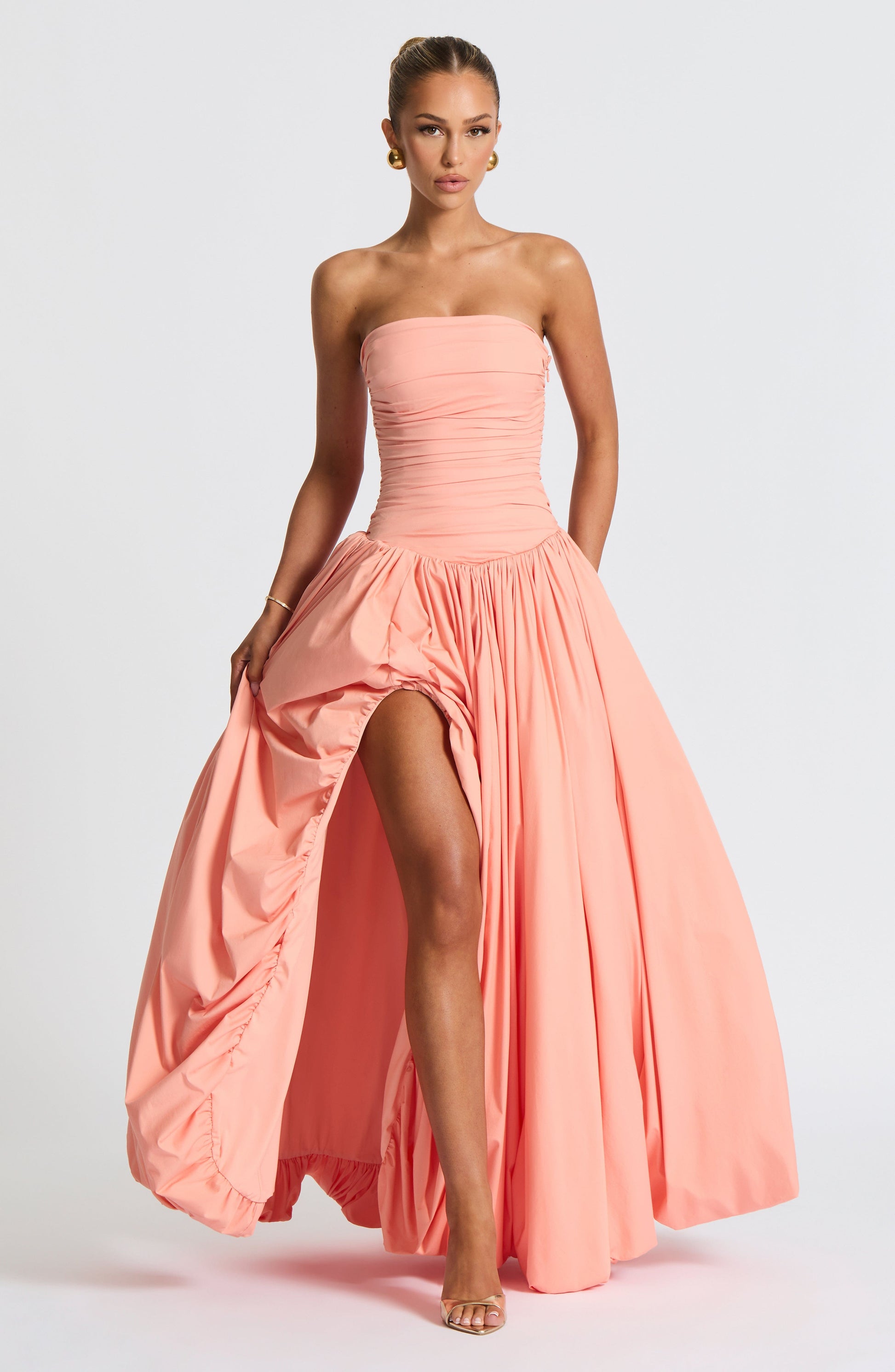 Jillian Maxi Dress Peach