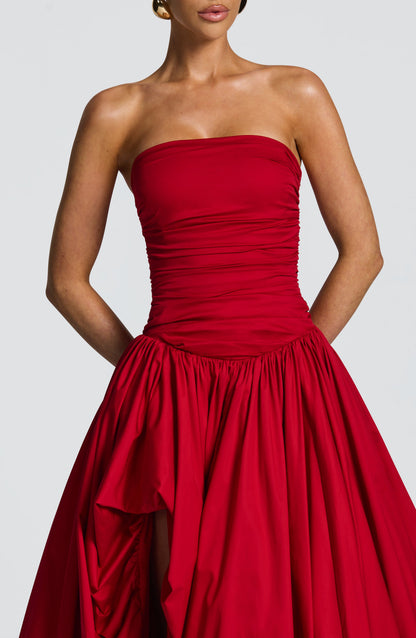 Jillian Maxi Dress Red