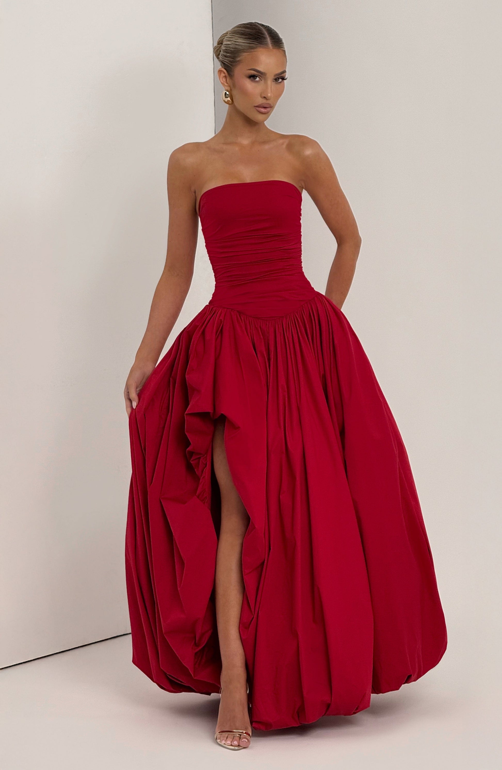 Jillian Maxi Dress Red