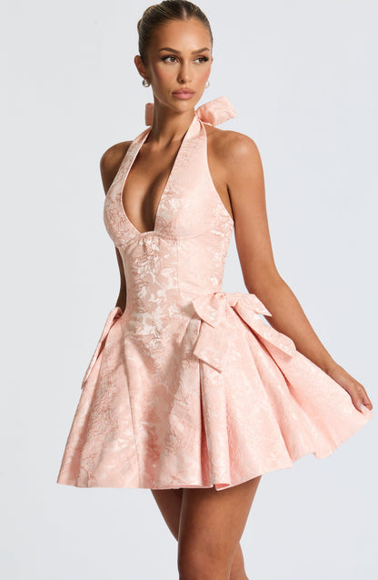 Jocelyn Mini Dress Soft Peach