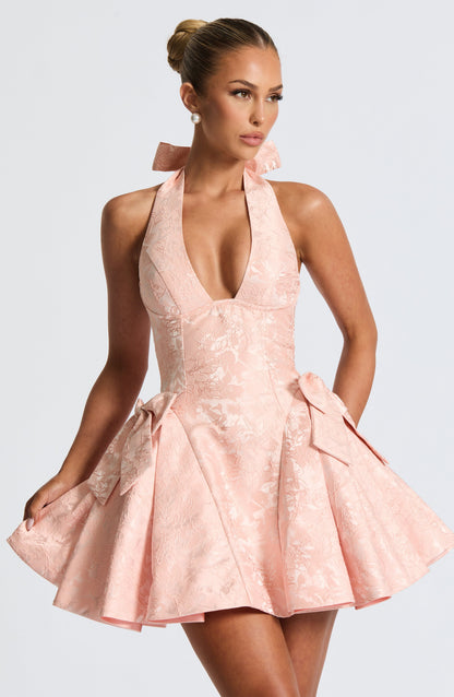 Jocelyn Mini Dress Soft Peach