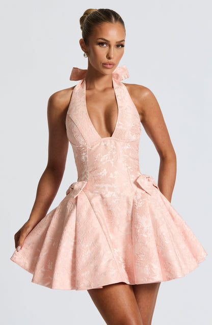 Jocelyn Mini Dress Soft Peach