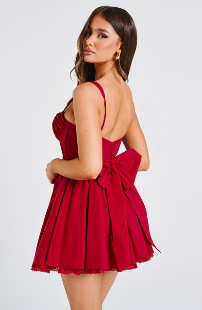Josie Mini Dress Red