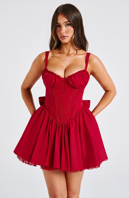 Josie Mini Dress Red