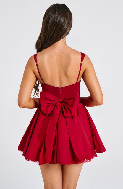 Josie Mini Dress Red