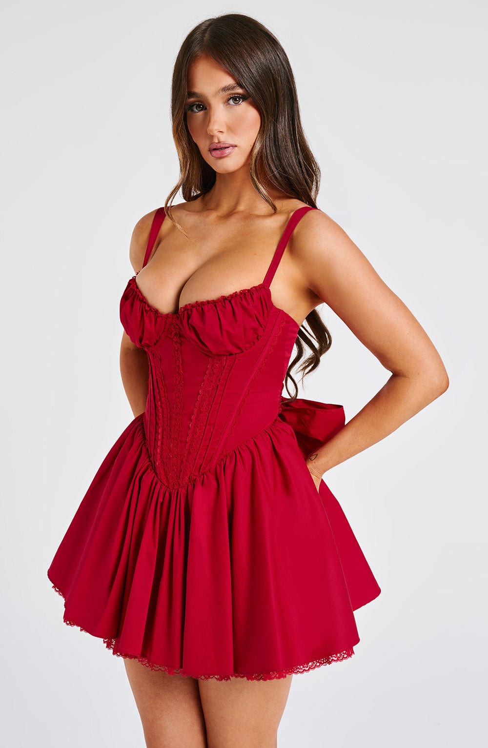 Josie Mini Dress Red