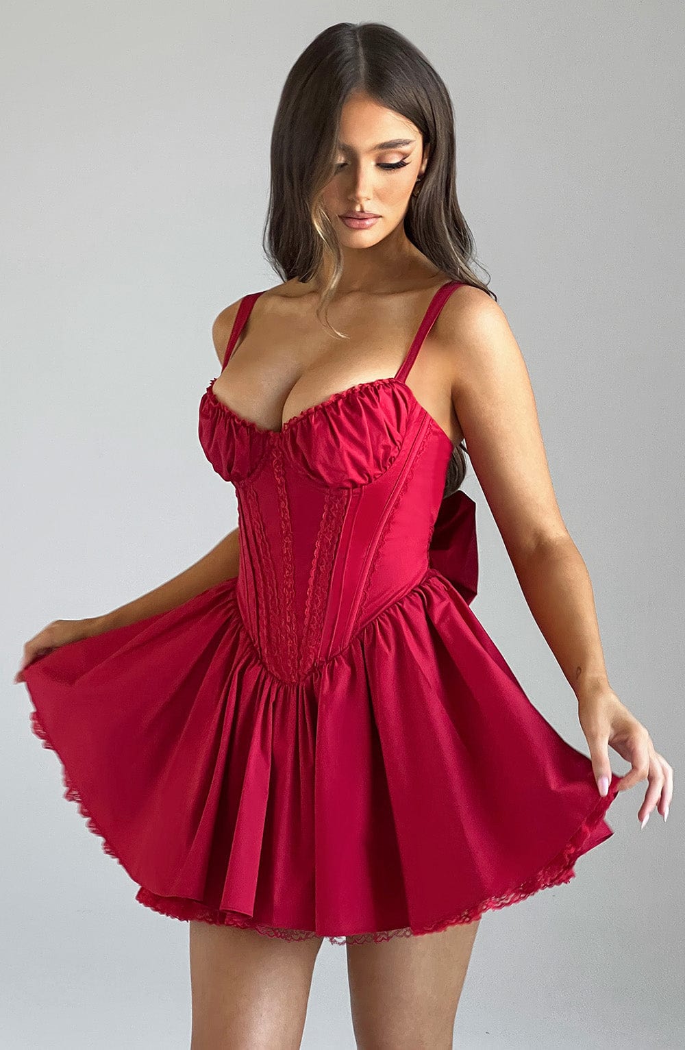 Josie Mini Dress Red