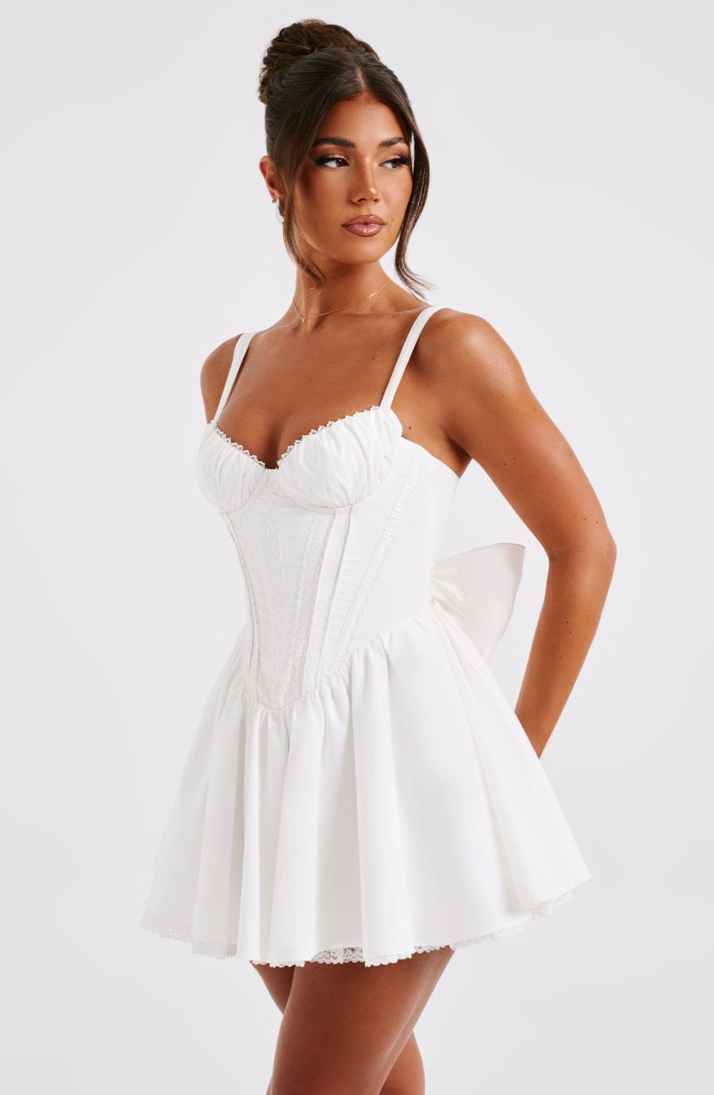 Josie Mini Dress White