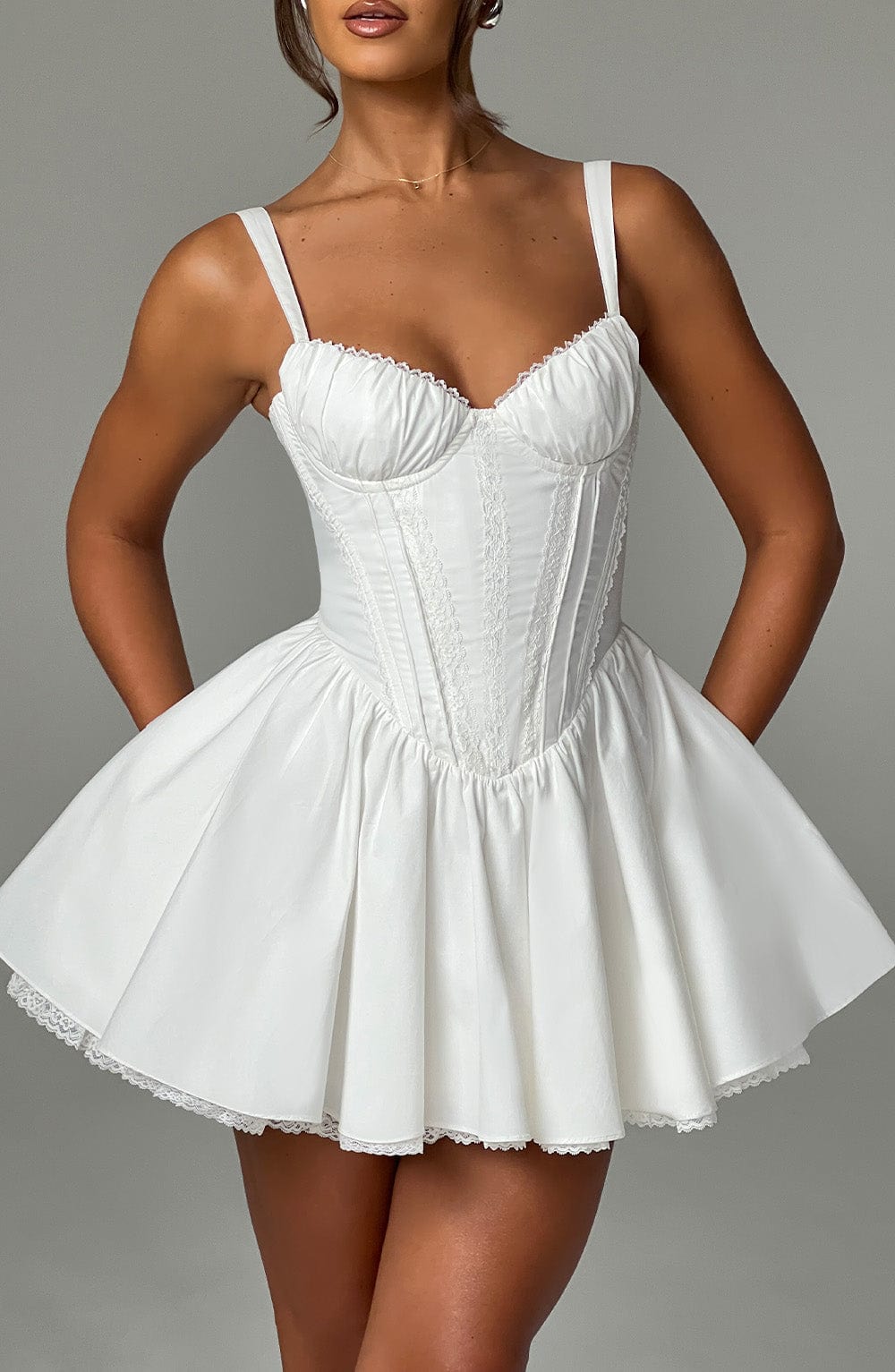 Josie Mini Dress White