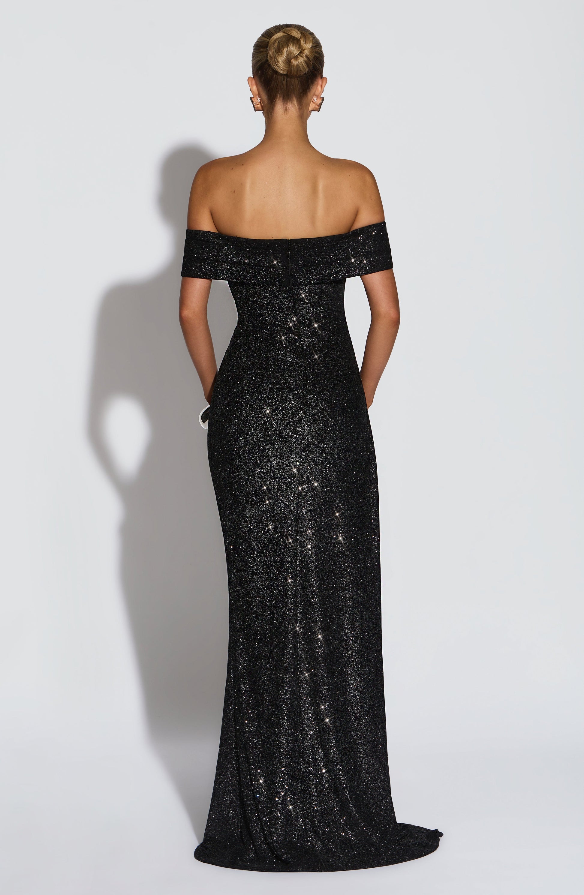 Joyce Maxi Dress Black Sparkle